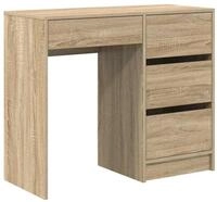 vidaXL Schreibtisch Schreibtisch Sonoma-Eiche 90 x 37,5 x 75 cm Holzwerkstoff...