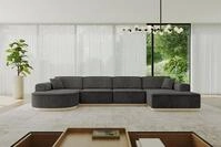ALTDECOR Wohnlandschaft ARRIO-U2, Sofa Praktische Bequeme Funktionsecke Couch...