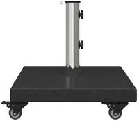 vidaXL Schirmhalter Wagenparasol-Basis f&uuml;r &Oslash;3848mm Stangen Schwarze Granit 30...