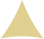 vidaXL Sonnensegel Sonnensegel 6 x 6 x 6 m HDPE, (1-tlg)