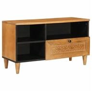 vidaXL TV-Schrank TV-Schr&auml;nk mit Schubladen 80 x 33 x 46 cm Massivholz (1-St)