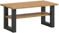 xonox.home Couchtisch, Artisan Eiche Nachbildung Grau Melamin/ummantelt Modern