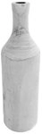 Spetebo Dekovase Design Holz Blumen Vase white washed - 46 cm (Packung, 1 St., 1