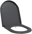 vidaXL WC-Sitz 49 x 36 x 4 cm Schnellverschluss Toilettensitz mit sanfter...