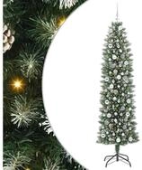 vidaXL K&uuml;nstlicher Weihnachtsbaum K&uuml;nstlicher schlanker Weihnachtsbaum Gr&uuml;n...