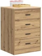 vidaXL Aktenschrank 60 x 51 x 85 cm Garagen-Aufbewahrungsschrank Artisan-Eiche
