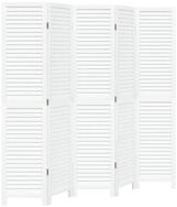 vidaXL Paravent 40 x 180 cm Paravent Spanische Wand Trennwand 5-tlg Raumteiler...