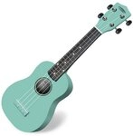 Classic Cantabile Ukulele Sopranukulele (Ukulele, Uke, 15 B&uuml;nde, leichtg&auml;ngige