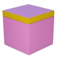 Giftcompany Aufbewahrungsbox Aufbewahrungsbox Neo Quadratisch Lila Gelb Rosa