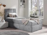 MIRJAN24 Boxspringbett Carmen Mini (mit Hauptmatratze, Topper, Kopfteil), 80,...