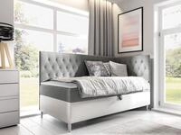 MIRJAN24 Boxspringbett Filip Junior 3 (mit Bettkasten und Polsterkopfteil), mit