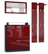 Vladon Garderoben-Set Loret, (Garderobe Set bestehend aus 1 Schuhschrank, 1