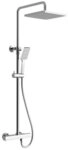 Sapho Duschs&auml;ule Duschs&auml;ule mit Thermostat-Armatur, Chrom, H&ouml;he 117,3 cm,