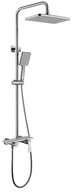 HOME DELUXE Duscharmatur mit Ablage ICONIC H&ouml;he 120 cm (H&ouml;henverstellbar,...