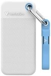 Verbatim SSD 1TB Pocket incl. two sleeves white & light blue Gaming-Festplatte