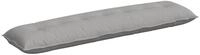 vidaXL R&uuml;ckenkissen R&uuml;ckenkissen Wolkengrau 200 x 19 x 50 cm Stoff, 1-tlg.