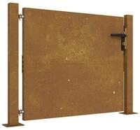vidaXL Gartentor Gartentor 100x75 cm Cortenstahl