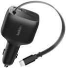 Belkin BoostCharge Kfz-Lader mit einziebarem Kabel (75 W) USB-Ladeger&auml;t
