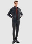 Pierre Cardin Lederjacke in tollem Stepp-Design