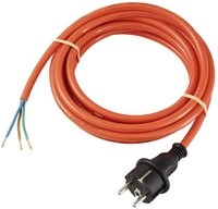 Sygonix Sygonix SY-6978286 Strom Anschlusskabel Orange 5.00 m Stromkabel,...