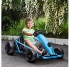 HOMCOM Elektro-Kinderauto Kinder Elektro Gokart 24 V Drift Kart mit Langsamem...