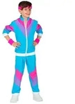 Widmann S.r.l. Kost&uuml;m Trainingsanzug 80er Kinder hellblau blau 140