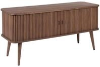 Zuiver Lowboard Sideboard BARBIER WALNUSS von ZUIVER mit Rollo Schiebet&uuml;ren