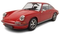 Minichamps Modellauto Porsche 911 S 1972 rot, Ma&szlig;stab 1:18