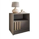 Lookway Nachttisch NELA mit Lamellen und Schublade (1x Nachttisch), Breite: 51...