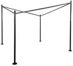 MCW Pergola MCW-A41-G, BxTxH: 411x411x292 cm, F&uuml;r T&uuml;cher mit Tuchma&szlig; 380x380...