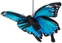 Uni-Toys Kuscheltier Schmetterling (mit Schlaufe) - Verschiedene Farben -