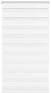 Rollo Doppelrollo Wei&szlig; 85x150 cm Stoffbreite 80,9 cm Polyester, vidaXL