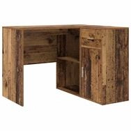 vidaXL Schreibtisch Eck-Schreibtisch mit Schubladen Altholz 102 x 88 x 75 cm...