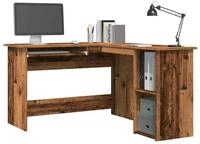 vidaXL Schreibtisch NA Eckschreibtisch Altholz-Optik 120x140x75 cm Spanplatte