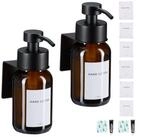 relaxdays Seifenspender zur Wandbefestigung, (2-tlg), 2er Pack