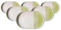 Ritzenhoff & Breker Servierplatte Trio Servierplatten 20 x 13 cm 6er Set,...