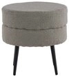 Venture Home Pouf Pot Pouf &Oslash;40cm grau.