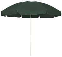 vidaXL Sonnenschirm Strandschirm Gr&uuml;n 240 cm