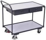 CORDES Transportroller VARIOfit ESD Tischwagen mit 2 Ladefl&auml;chen und 2...