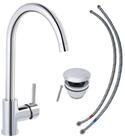 SCH&Ouml;NER WOHNEN-Kollektion Waschtischarmatur CANTIS Chrom, f&uuml;r wandh&auml;ngende