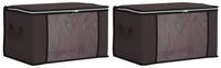 vidaXL Aufbewahrungsbox Aufbewahrungsbox mit transparentem Seitenfenster 2 pcs...