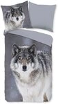 good morning Wendebettw&auml;sche Wolfie, Biber, Flanell, 2 teilig, Flanell, Biber,
