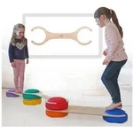 pedalo&reg; Balanceboard Stapelbaustein Balanciersteg / Gleichgewicht Parcours /...