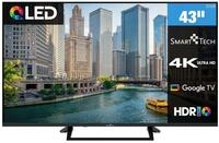 Smart Tech 43QG06V QLED-Fernseher (108 cm/43 Zoll, 4K Ultra HD, Google TV,...