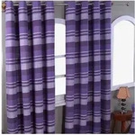 Homescapes Gardine Gardinen mit &Ouml;sen Morocco mauve im 2er Set, 230 x 170 cm...