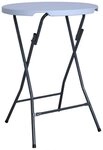 acamp Stehtisch Klapptisch Le Havre Bartisch Silbergrau (Gartenm&ouml;bel),...
