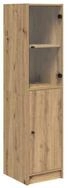 vidaXL Highboard Highboard Artisan-Eiche 35 x 37 x 142 cm Holzwerkstoff (1 St)
