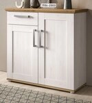 Inn.Furn Kommode Mirano (in wei&szlig; L&auml;rche und Eiche Artisan, Breite 95 cm),...
