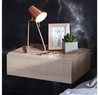 FINEBUY Nachtschrank SuVa11921_1 Wandregal mit Schublade Nachtkommode h&auml;ngend