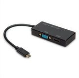 VALUE Display Adapter USB Typ C - VGA / HDMI Computer-Adapter USB Typ C (USB-C)